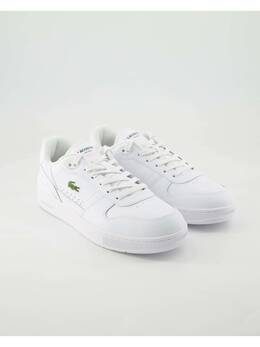 Lacoste: Белые кроссовки 