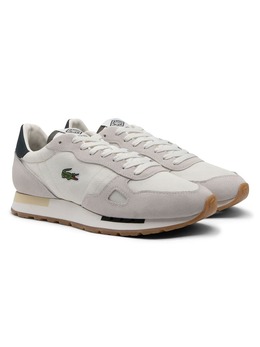 Lacoste: Белые кроссовки 