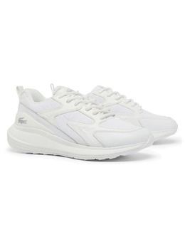 Lacoste: Белые кроссовки 