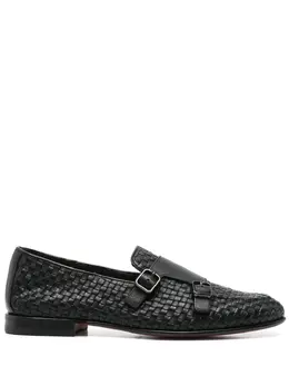 Santoni: Чёрные туфли 