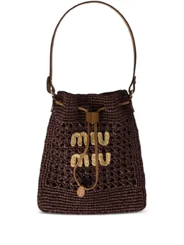Miu Miu: Коричневая сумка 