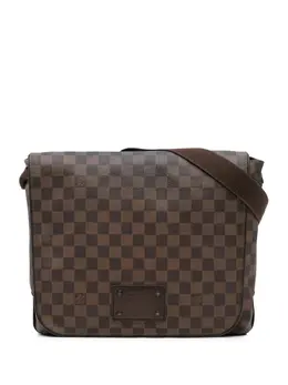 Louis Vuitton Pre-Owned: Коричневая сумка через плечо 