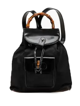 Gucci Pre-Owned: Чёрный рюкзак 