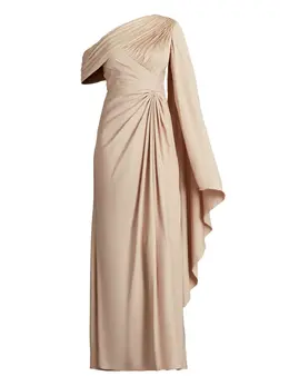 Tadashi Shoji: Бежевое платье 