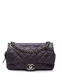 CHANEL Pre-Owned: Фиолетовая сумка 