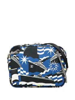 CHANEL Pre-Owned: Голубая сумка 