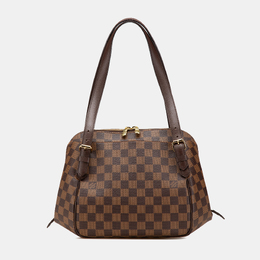 Louis Vuitton: Коричневая сумка 