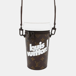 Louis Vuitton: Коричневая сумка 
