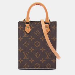 Louis Vuitton: Коричневая сумка 