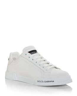 Dolce & Gabbana: Белые кроссовки 