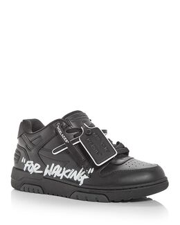 Off-White: Чёрные кроссовки 