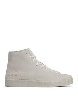 Y-3: Белые кроссовки 
