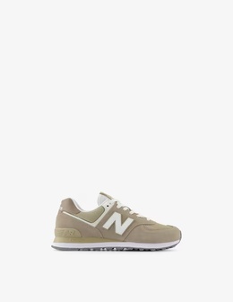 New Balance: Серые кроссовки 