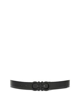 Ferragamo: Ремень  Double Gancini