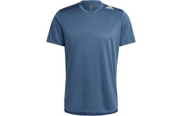 Adidas: Синяя футболка 