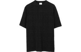 Burberry: Чёрная футболка 