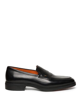 Santoni: Чёрные туфли 