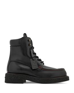 Ferragamo: Чёрные ботинки 