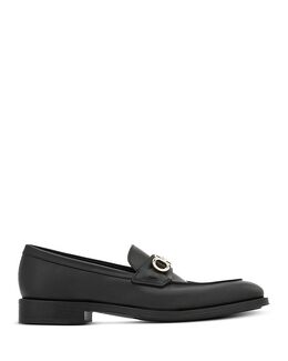 Ferragamo: Чёрные мокасины  Gancini
