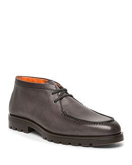 Santoni: Серые ботинки 
