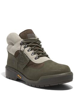 Timberland: Зелёные ботинки 