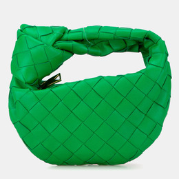 Bottega Veneta: Зелёная сумка  Intrecciato