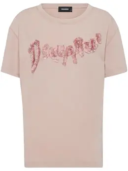 DSQUARED2: Розовая футболка 