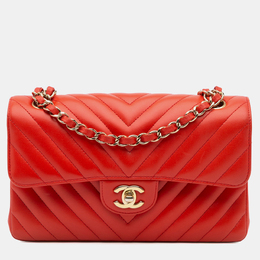 Chanel: Оранжевая сумка 