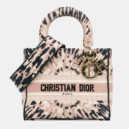 Dior: Розовая сумка-шоппер 