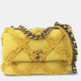 Chanel: Жёлтая сумка 