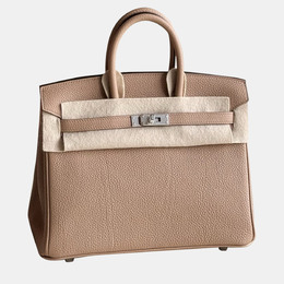 Hermes: Коричневая сумка  Birkin 25