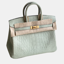 Hermes: Зелёная сумка  Birkin 25