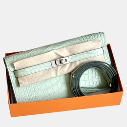 Hermes: Голубой кошелёк  Kelly