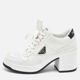 Prada: Белые кроссовки 
