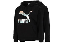 PUMA: Чёрная толстовка 