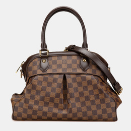 Louis Vuitton: Коричневая сумка 