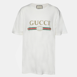 Gucci: Белая футболка 