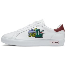 Lacoste: Белые кроссовки 