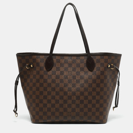 Louis Vuitton: Коричневая сумка  Neverfull MM
