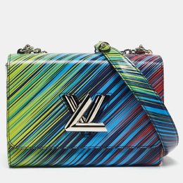 Louis Vuitton: Серебристая сумка  Twist