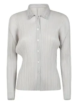 Pleats Please Issey Miyake: Светлая блуза 