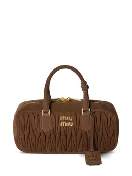 Miu Miu: Коричневая сумка 