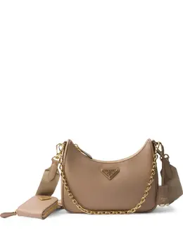 Prada: Бежевая сумка 