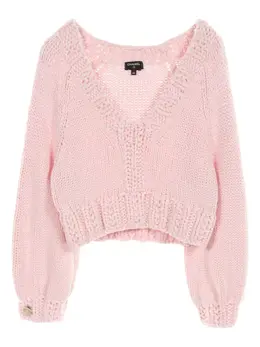CHANEL Pre-Owned: Светлый свитер 