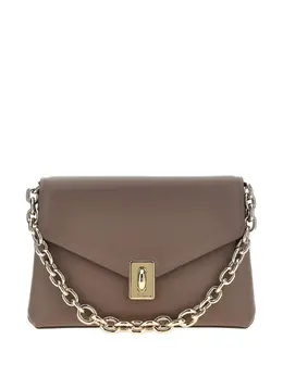 Furla: Коричневая сумка 