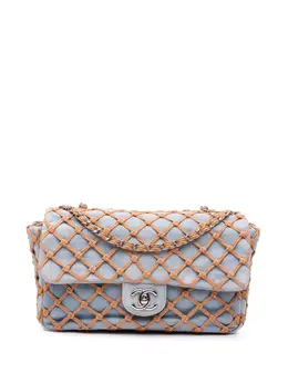 CHANEL Pre-Owned: Голубая сумка 