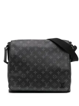 Louis Vuitton Pre-Owned: Чёрная сумка через плечо 