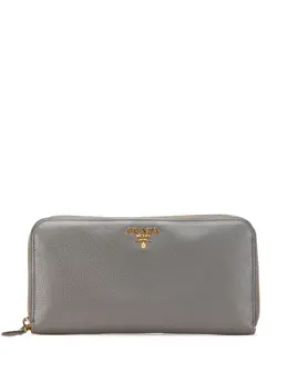 Prada Pre-Owned: Серый кошелёк 