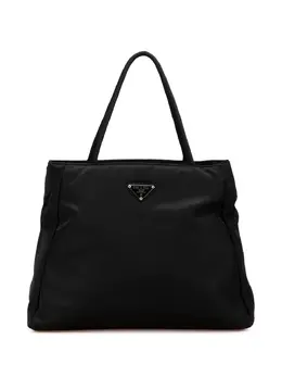 Prada Pre-Owned: Чёрная сумка-шоппер 