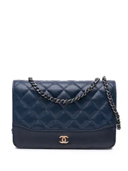 CHANEL Pre-Owned: Голубой кошелёк 